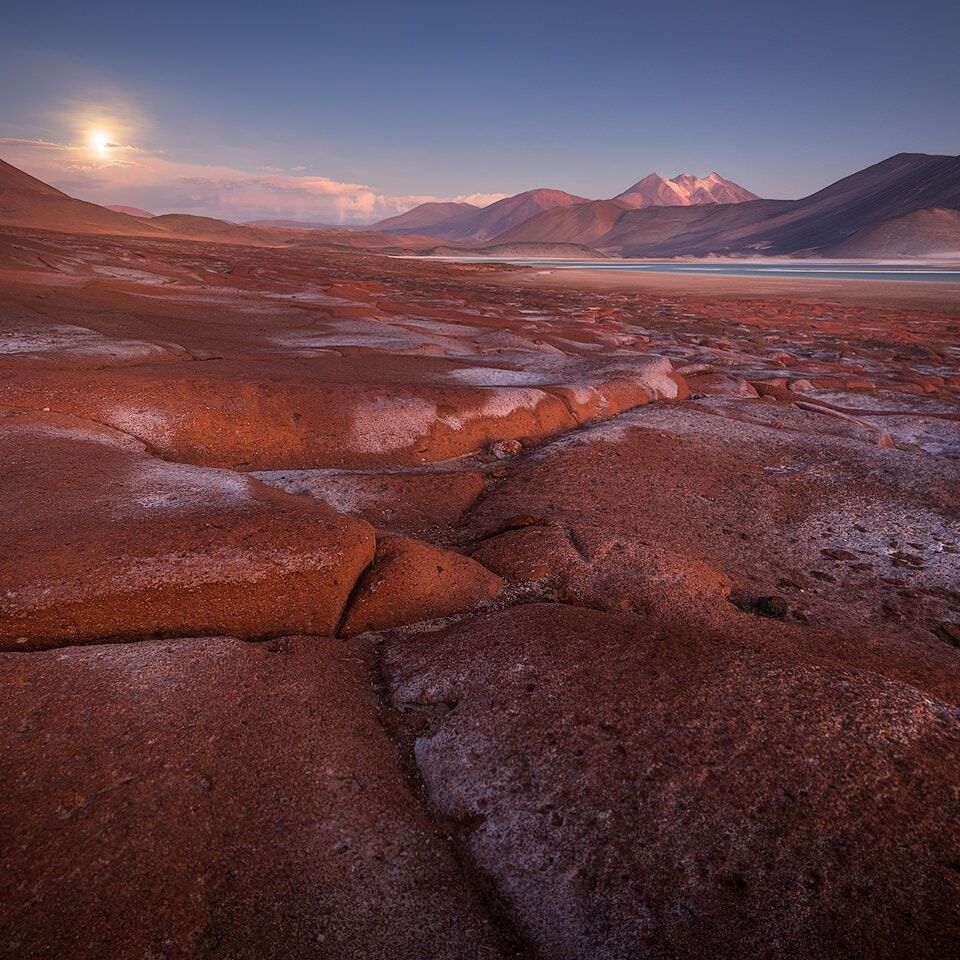 Moonrise at Piedras Rojas