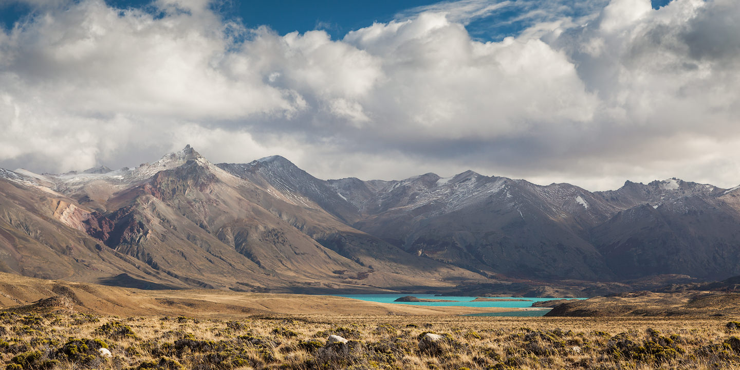 Distant view of Lago Belgrano